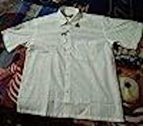 Handwoven Fine Muslin Half Sleeves White Men Shirt