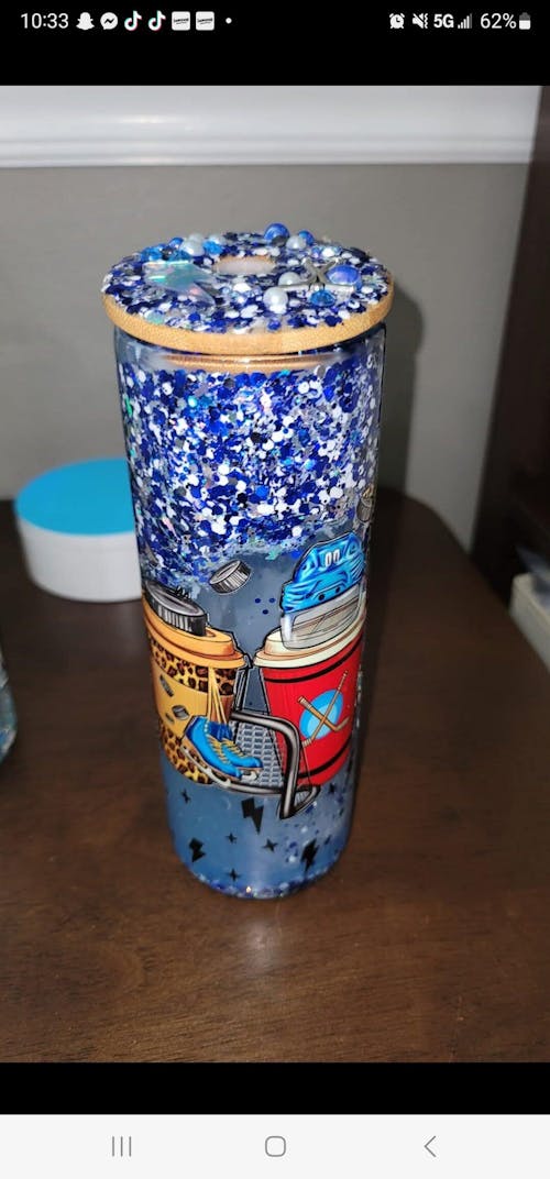 Mushrooms and Sunflowers UV DTF Cup Wrap