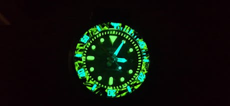 SKX007/SRPD Carbon Fiber: Grey in White Markers (Luminous)