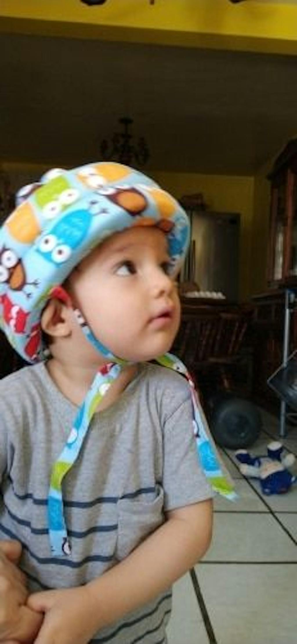 Safe Baby Flat Head Protector Helmet olorange