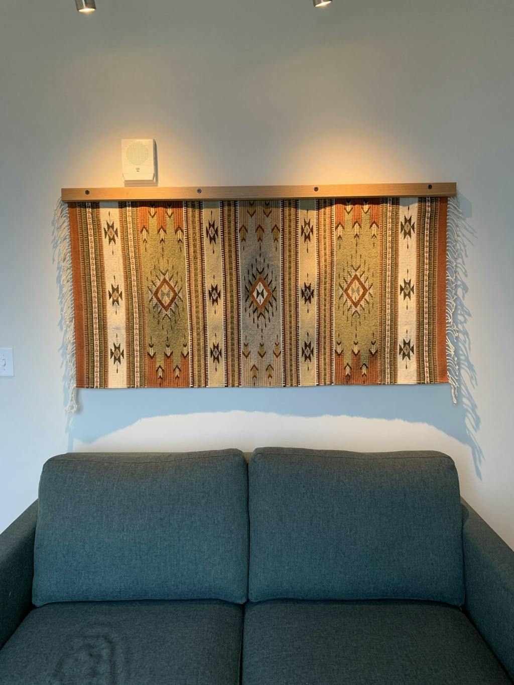 Textile Hangers Walnut Fabric Wall Hangers Well Made