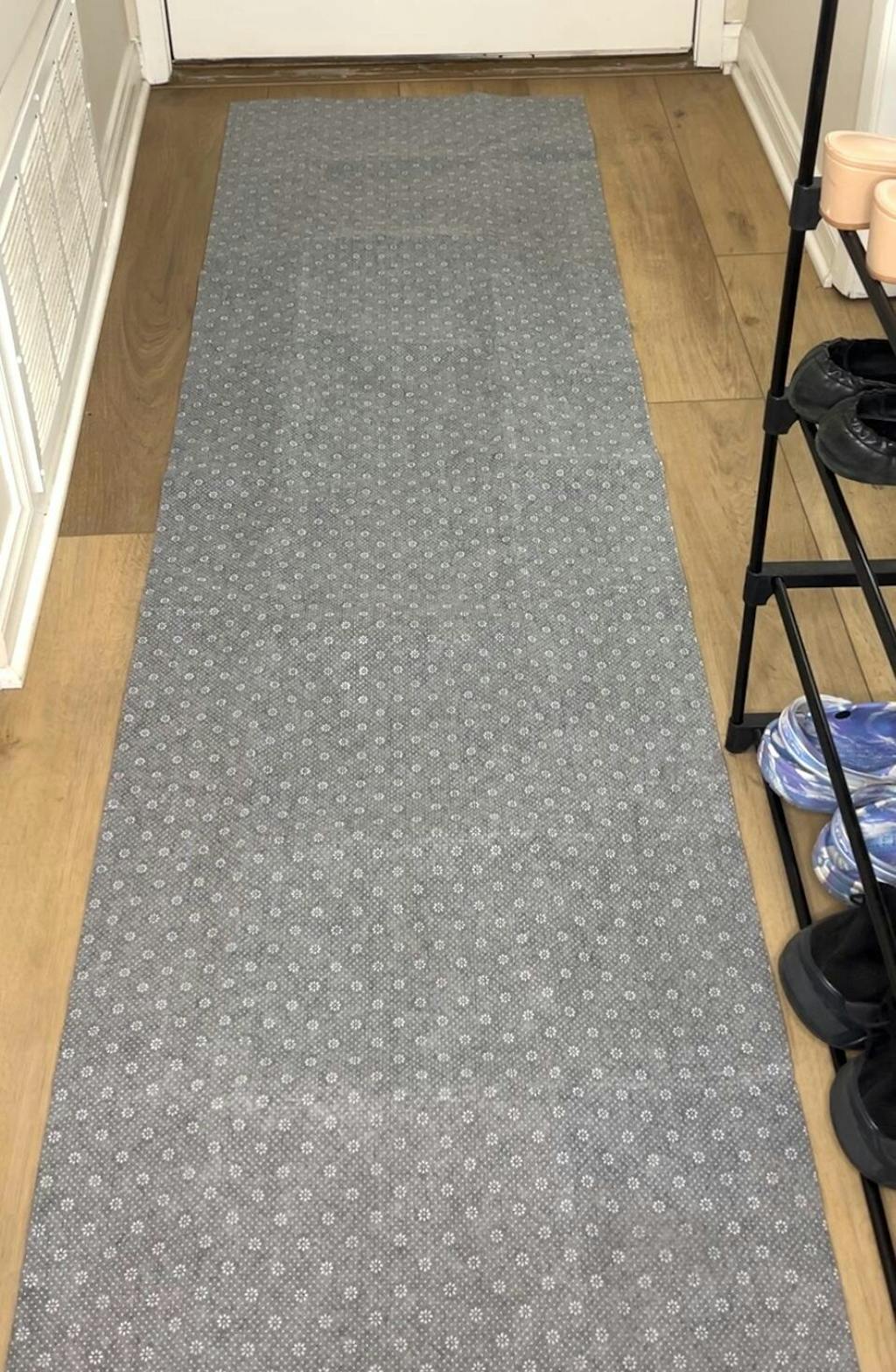 Well Woven Felt Premium NonSlip Wood Floor Safe, 1/8" Thick, Made in USA, Easy to Cut Area Rug