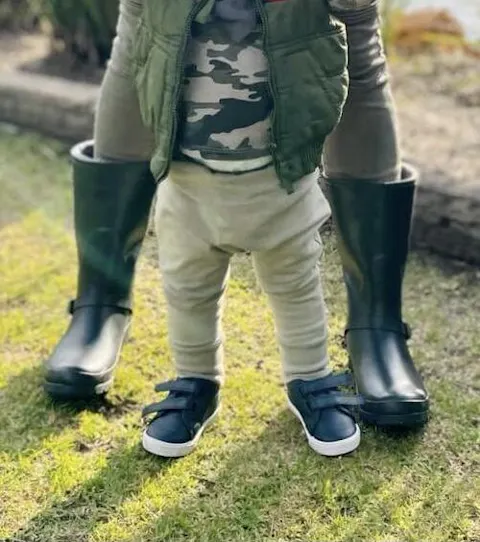 Original Fleeced II Mid Gumboots Black