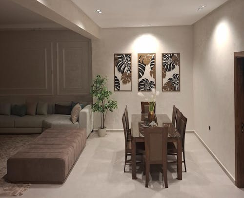 3 Tableaux Muraux avec Feuilles de Monstera