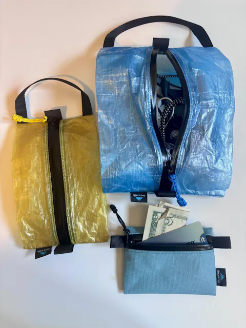 Ultralight Dyneema® Ditty Bag – Waterproof Expandable Pouch for Backpacking, Hiking, Thru-Hiking, Camping & Trail Gear
