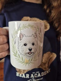 Mug "Dog with Leaf Crown"