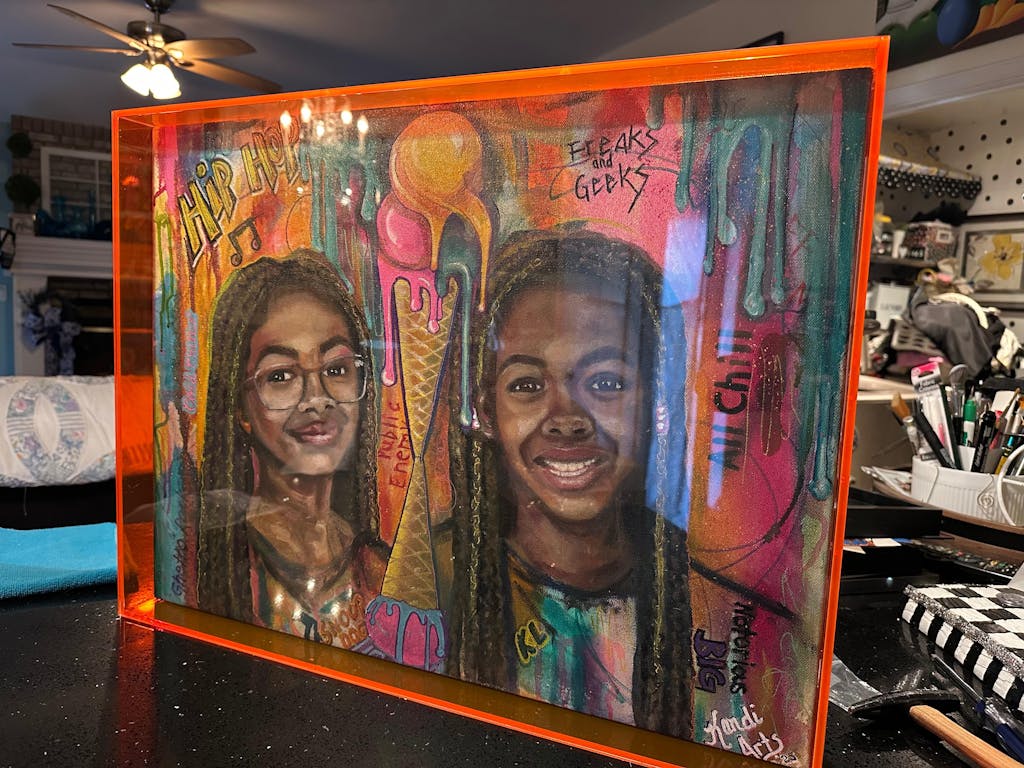 Backless UV-Grade Color Acrylic Shadowboxes 18x24x3" (Neon Pink, Orange, or Sea Glass)