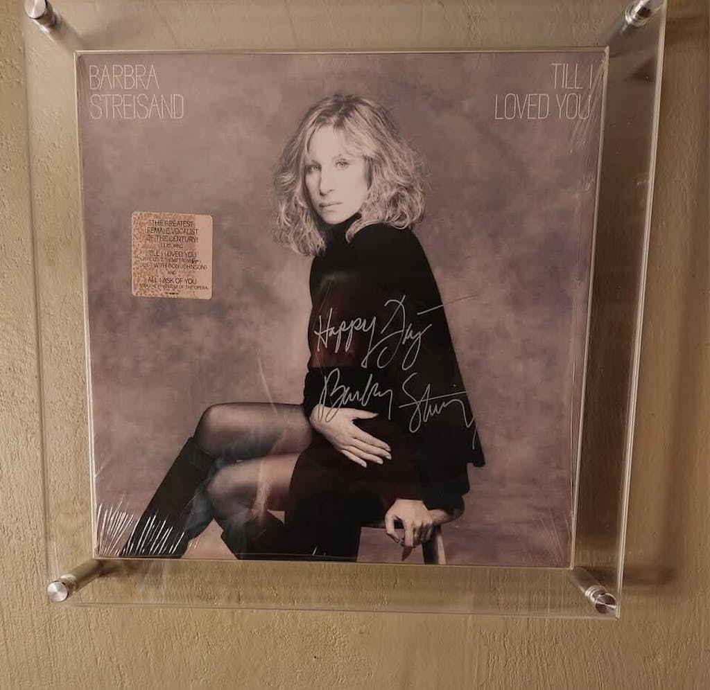 Record Album Frame with 12x12" Acrylic Mat (Album Cover or Vinyl)