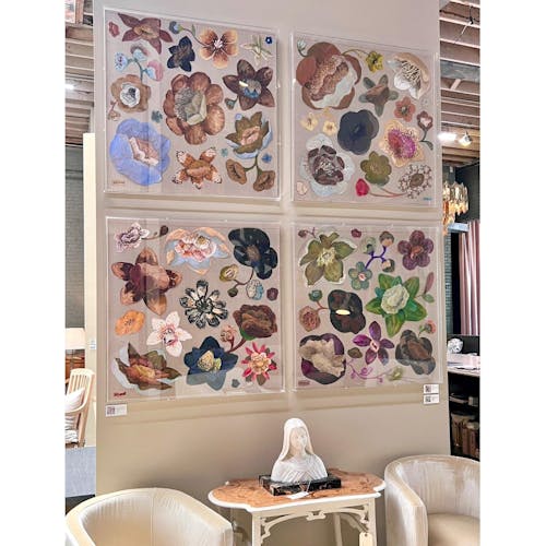 Modern UV-Grade Acrylic Shadowbox with Linen Canvas 2" Depth