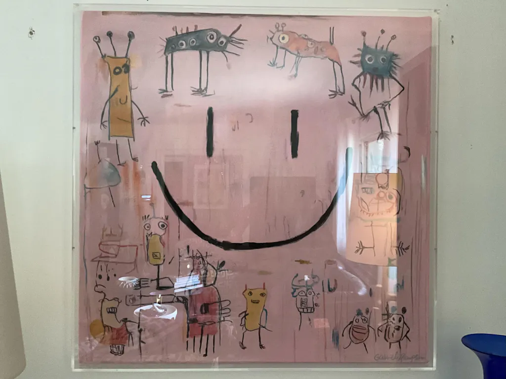 30x30x2" Modern UV-Grade Acrylic Shadowbox with Linen Canvas
