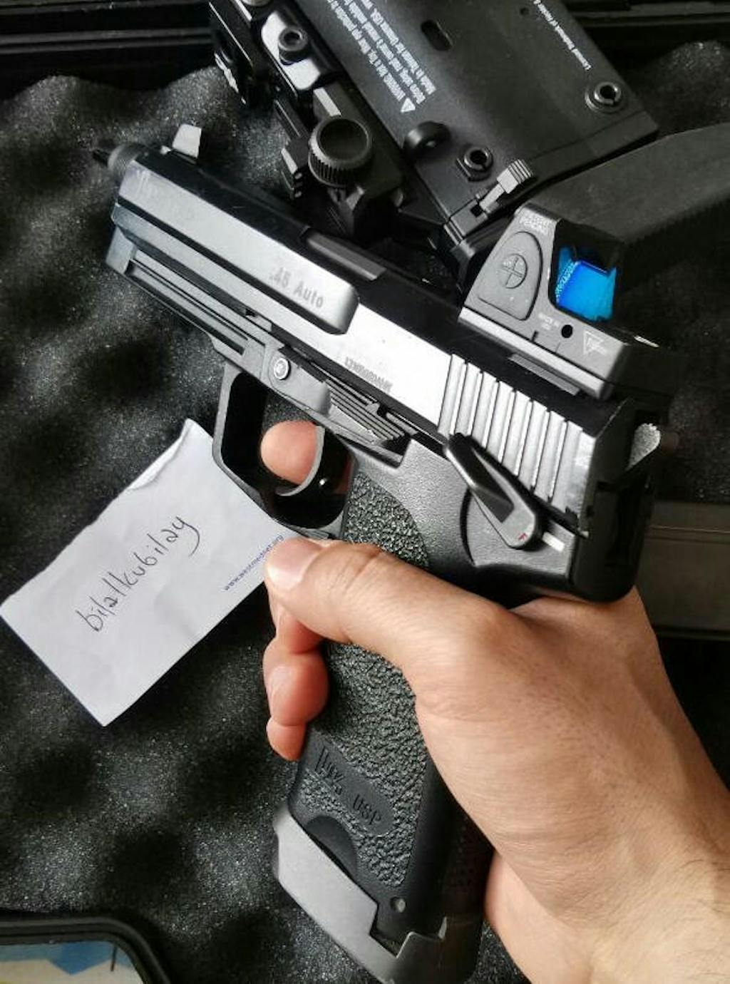 UMAREX / KWA H&K USP.45 Tactical GBB Airsoft Black WGC Shop