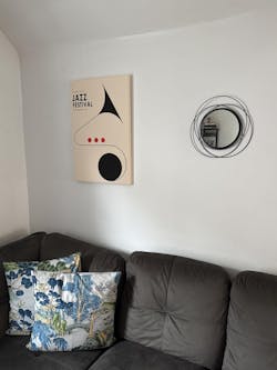 Retro Jazz Festival Poster - Canvas Print Wall Art Décor