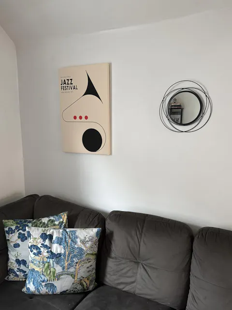 Retro Jazz Festival Poster - Canvas Print Wall Art Décor
