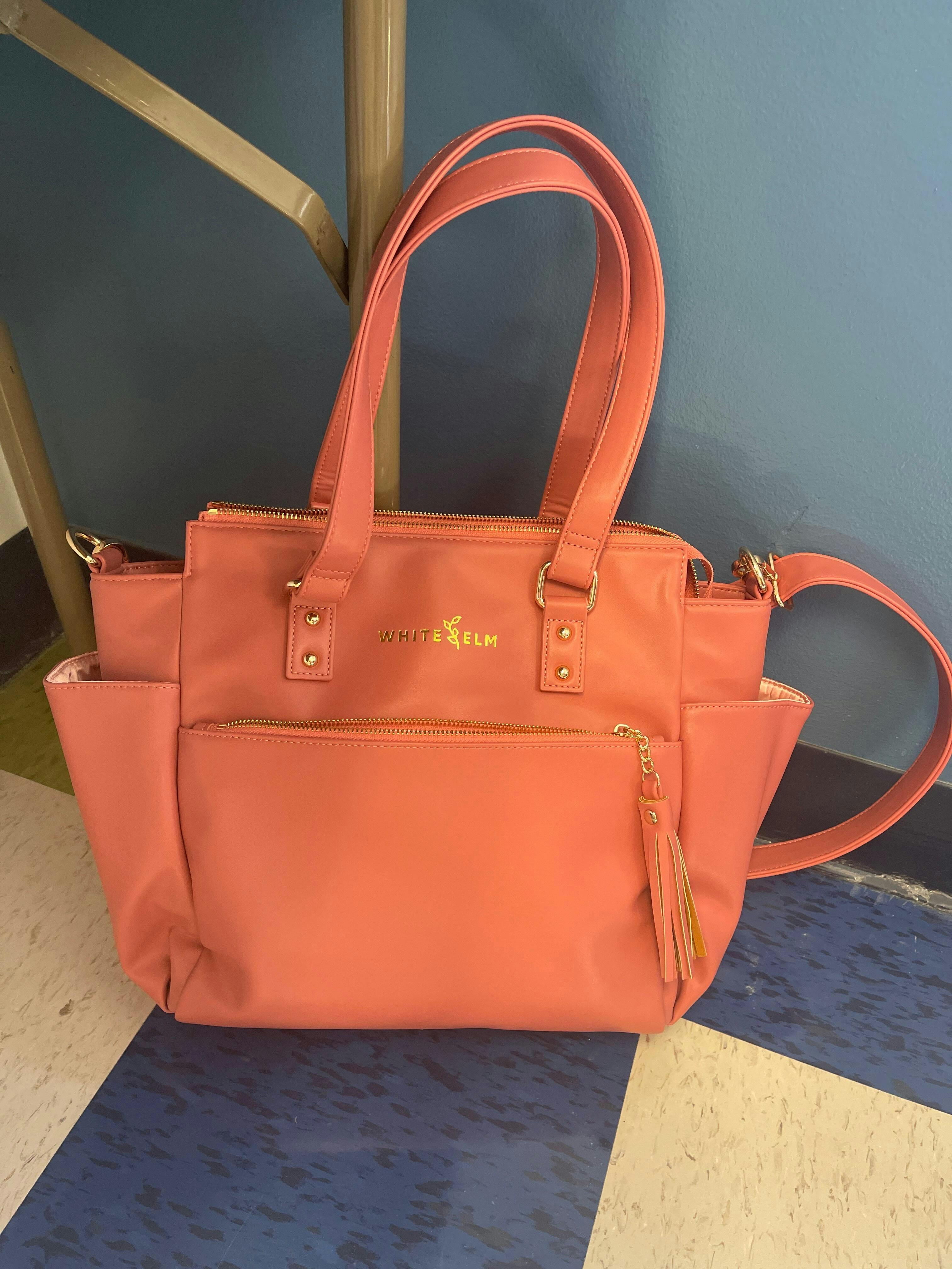 White Elm Gemini Mini Convertible Backpack Tote – Cabo Teal Nylon Bag