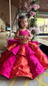 Pre Order: Leheriya Wire Luxe Lehenga