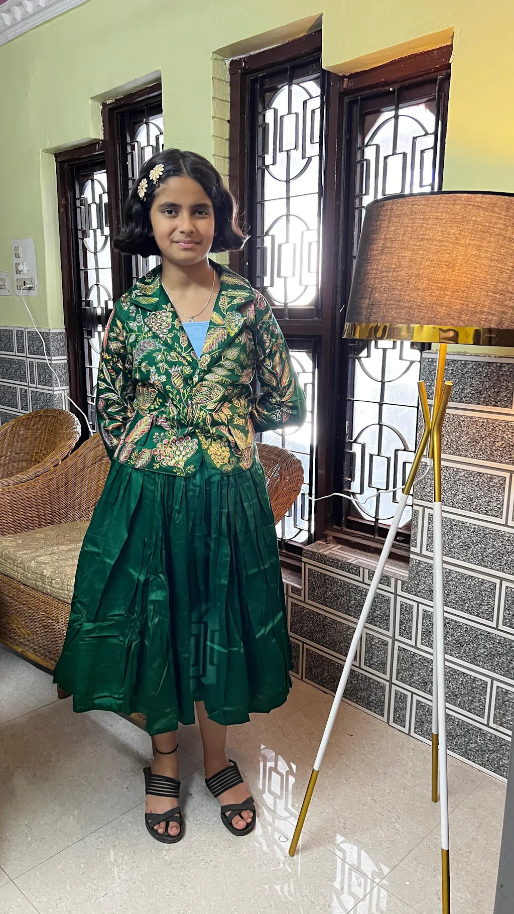 Pre Order: Emerald Rani Twirl Set