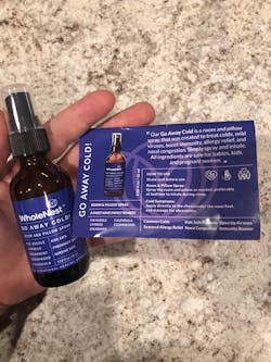 Nasal Congestion Relief, Room & Pillow Spray | Go Away Cold