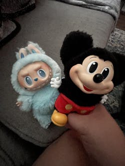 MlCKEY FAMILY Cute Together Keychain Series Plush Blind Box