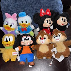 MlCKEY FAMILY Cute Together Keychain Series Plush Blind Box