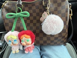 CRYBABY Crying For Love Series-Vinyl Plush Hanging Card (Love You Cherry Much)