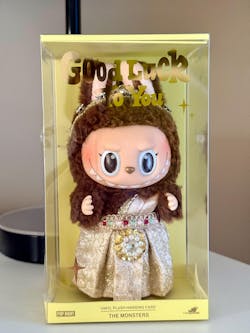 THE MONSTERS LABUBU Good Luck to You Vinyl Plush Doll Pendant, Thailand Limited