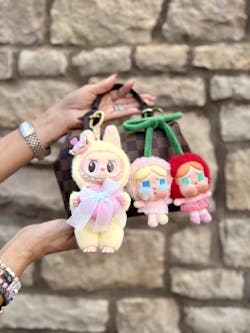 The Monsters Labubu Let's Checkmate Series The Queen Vinyl Plush Hanging Card