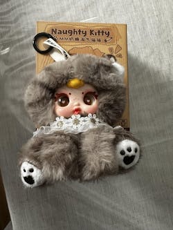 MM Milk Candy Naughty Cat Series Plush Pendant Dolls, Blind Box