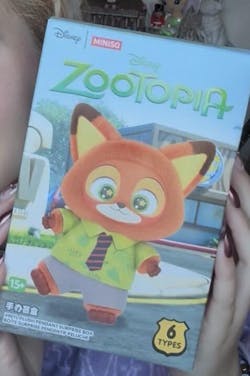 Miniso Zootopia Vinyl Plush Pendant Mystery Blind Box
