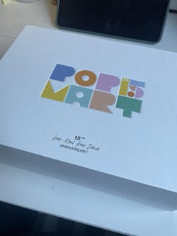 POP MART 15th "KEEP REAL KEEP FOCUS"  Anniversary  Employee Gift Box