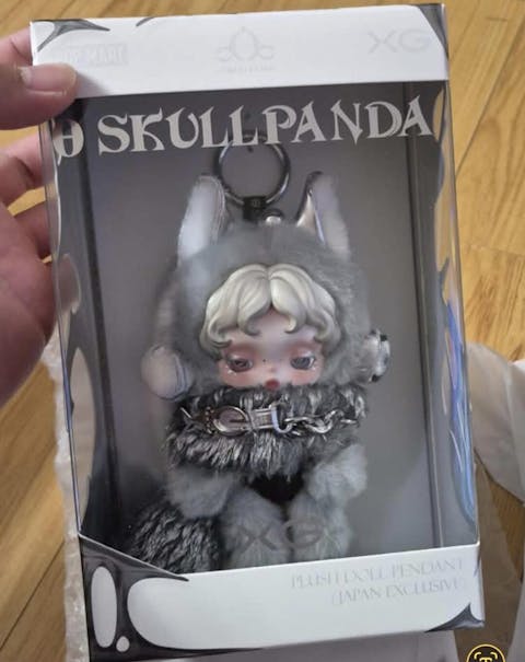 SKULLPANDA XG Plush Doll Pendant Japan Exclusive
