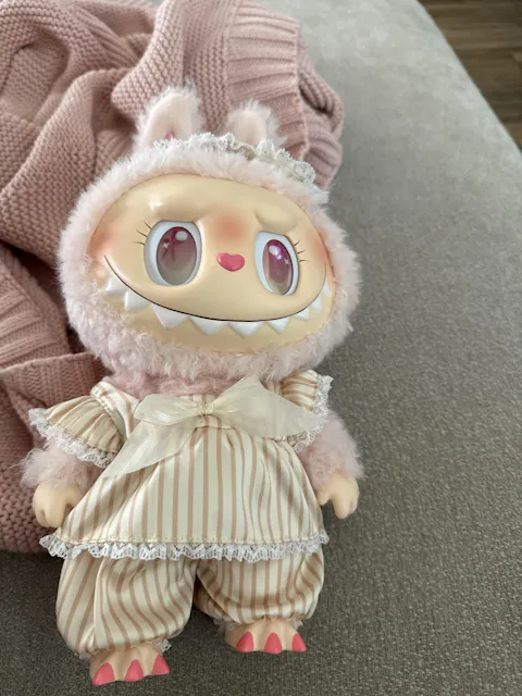 Mokoko Wake Up Spring Mokoko Series Vinyl Face Plush Gift Set, 33cm in Height