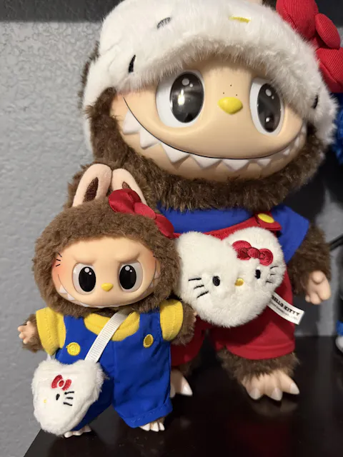 THE MONSTERS x Hello Kitty and Friends Series-Vinyl Plush Pendant Blind Box