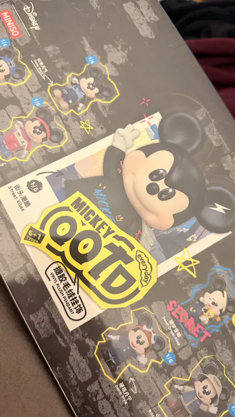 DSN Mickey OOTD Series Vinyl Plush Pendant Blind Box