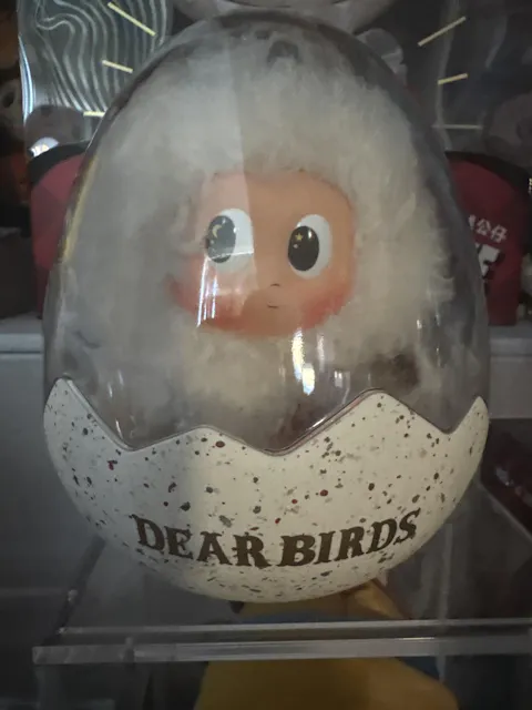 POP MART Dear Birds Series - Egg-shaped Plush Display Case