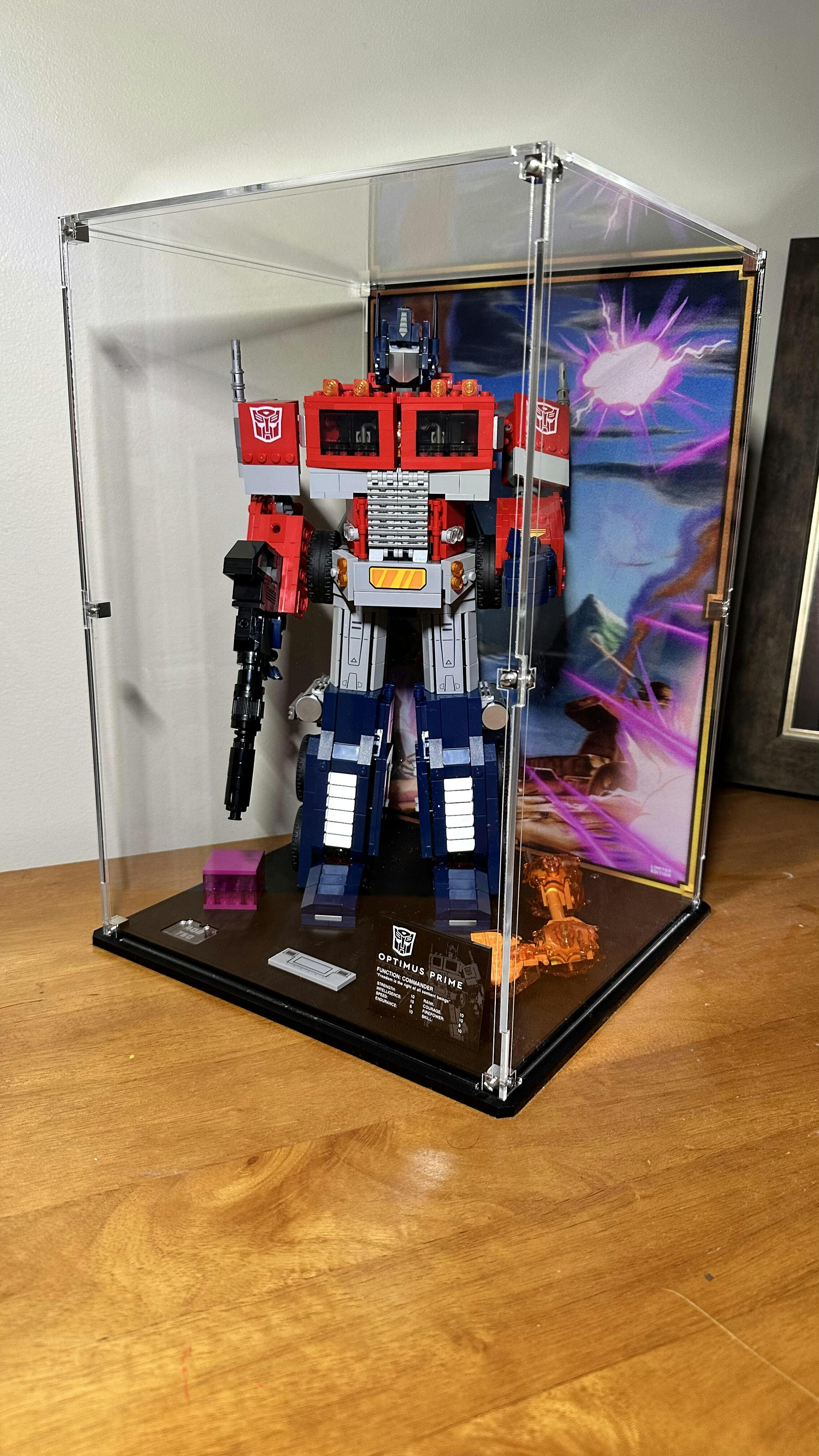 Limited Edition Display Cases for ® Optimus Prime by Wicked Brick outlet