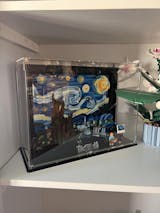 Tequadro Plexiglas® Display Case for LEGO® Vincent van Gogh Starry Night  (21333)