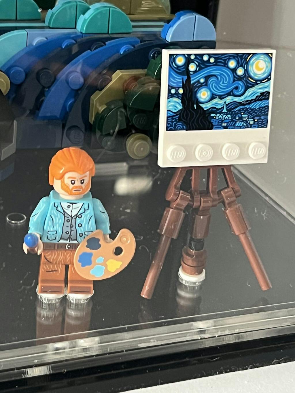 Wall Mounted Display Case for LEGO® Ideas The Starry Night (21333