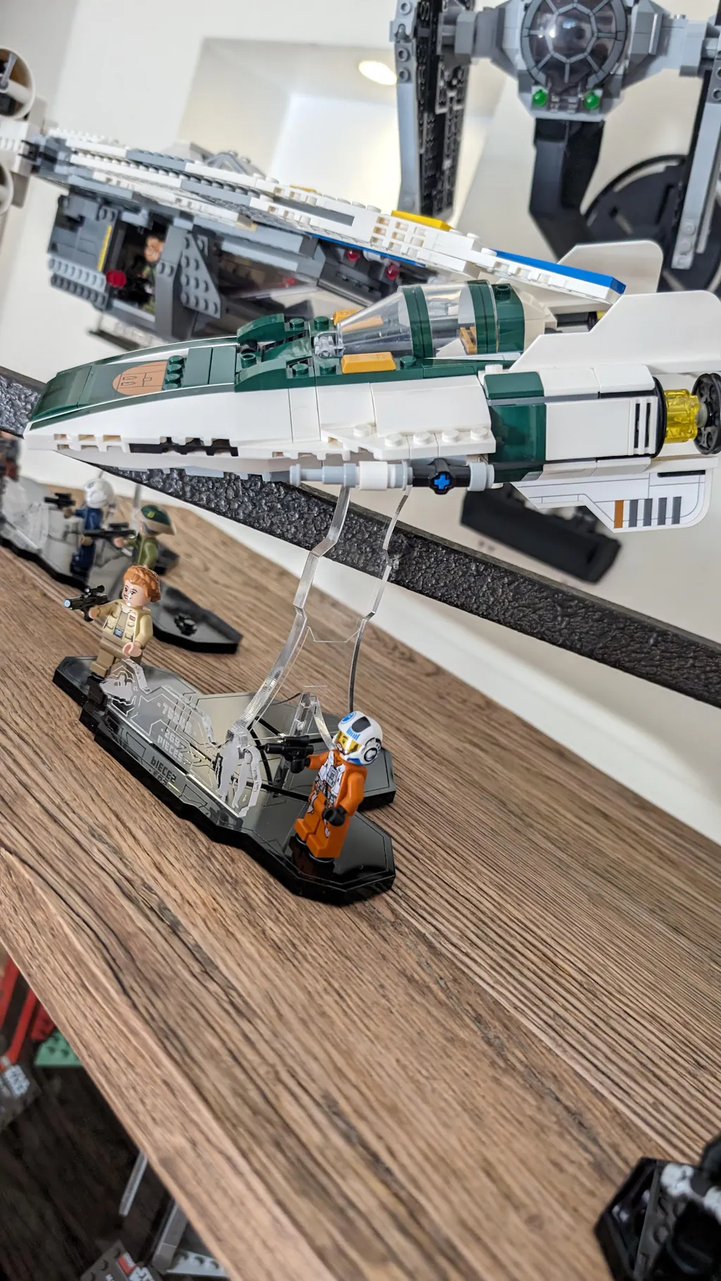 Display Stand for LEGO Star Wars Resistance A-Wing 75248 — Wicked Brick