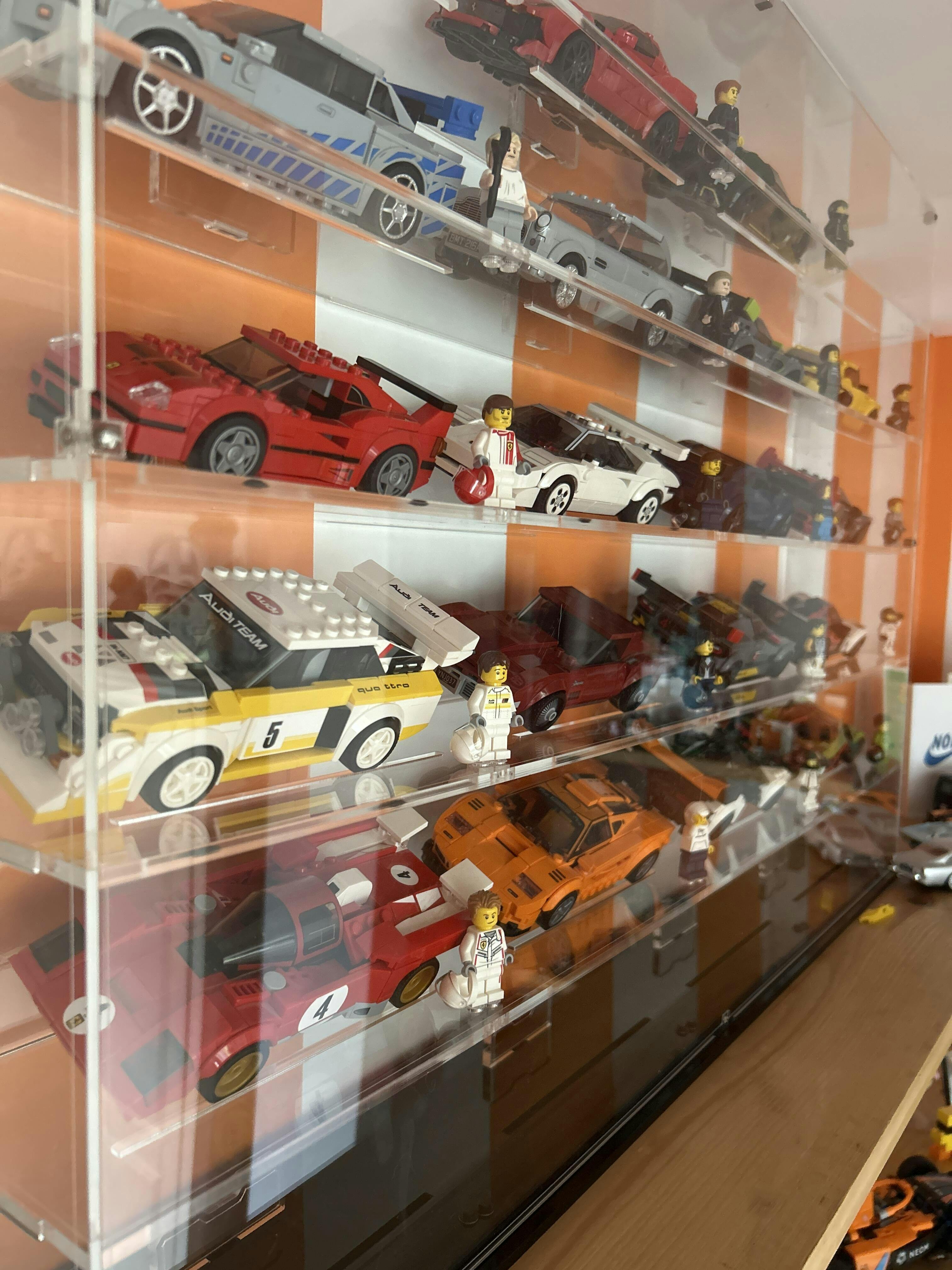 Display Case for 24x LEGO Speed Champions Cars 6x4 — Wicked Brick