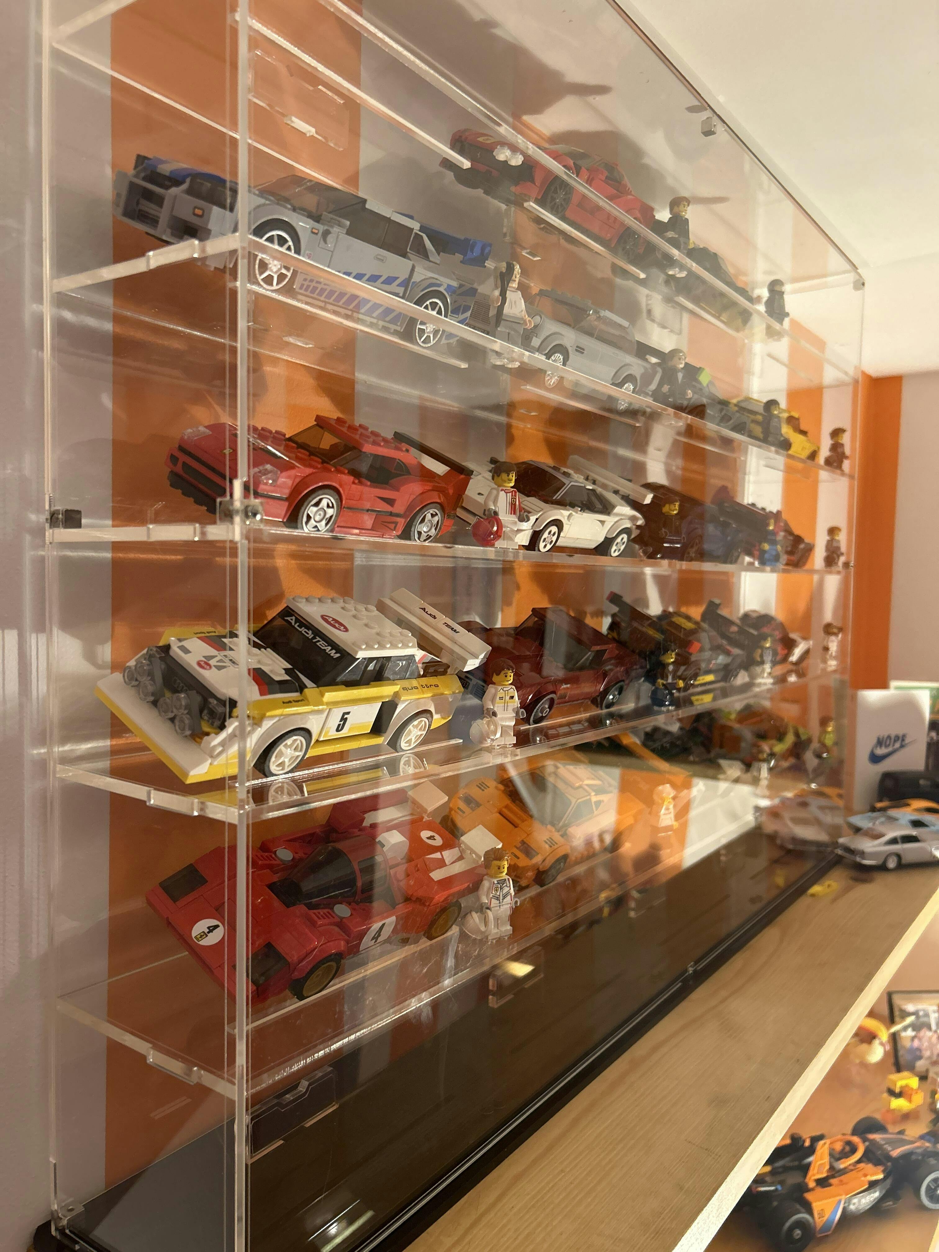 Display Case for 24x LEGO Speed Champions Cars 6x4 — Wicked Brick