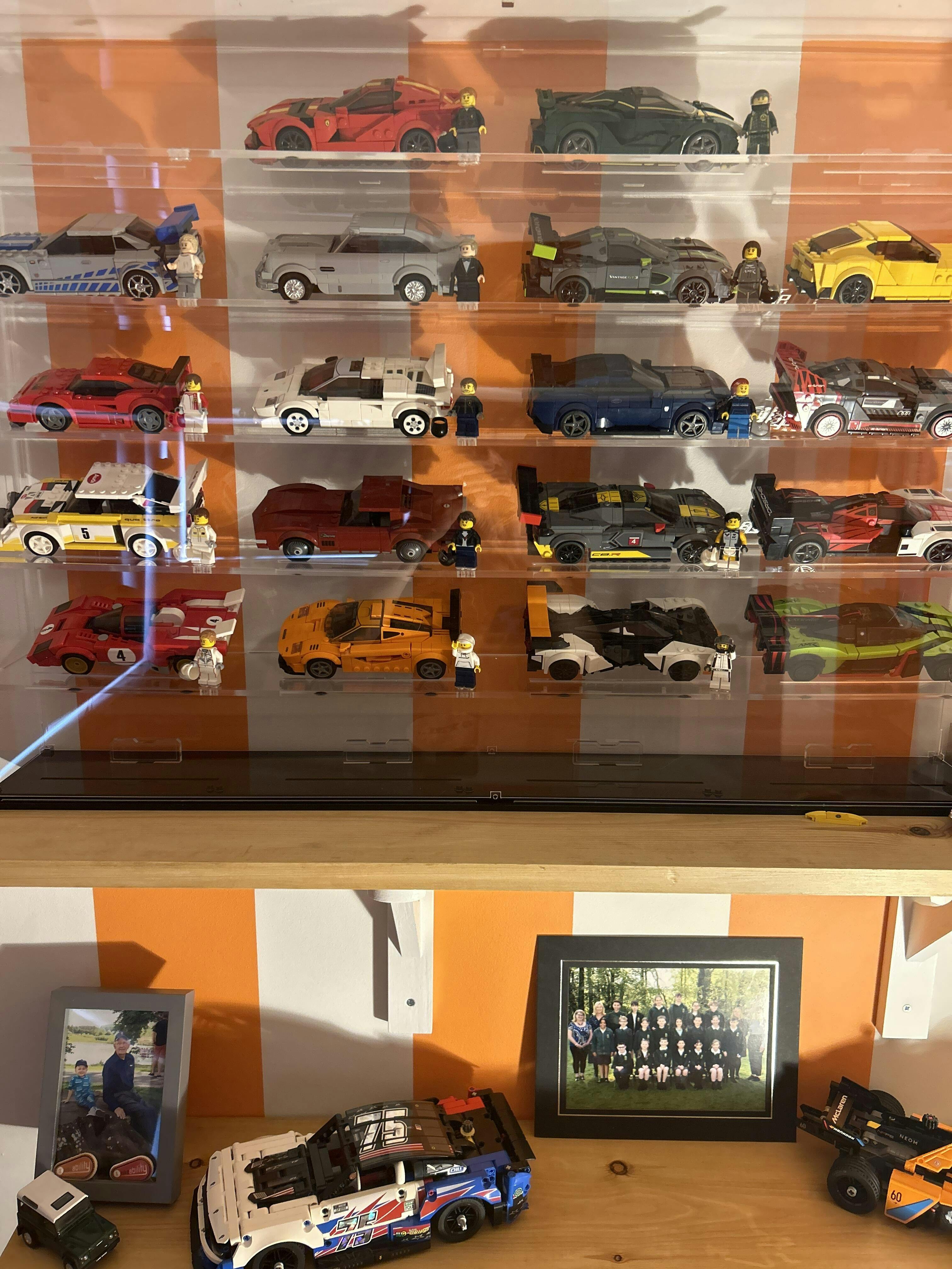 Display Case for 24x LEGO Speed Champions Cars 6x4 — Wicked Brick