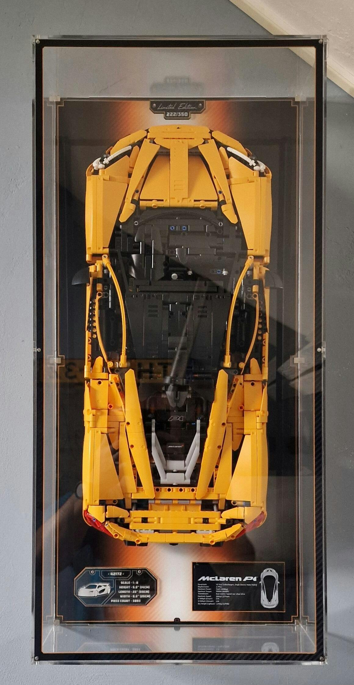 Display Case for LEGO Technic McLaren P1 42172 — Wicked Brick
