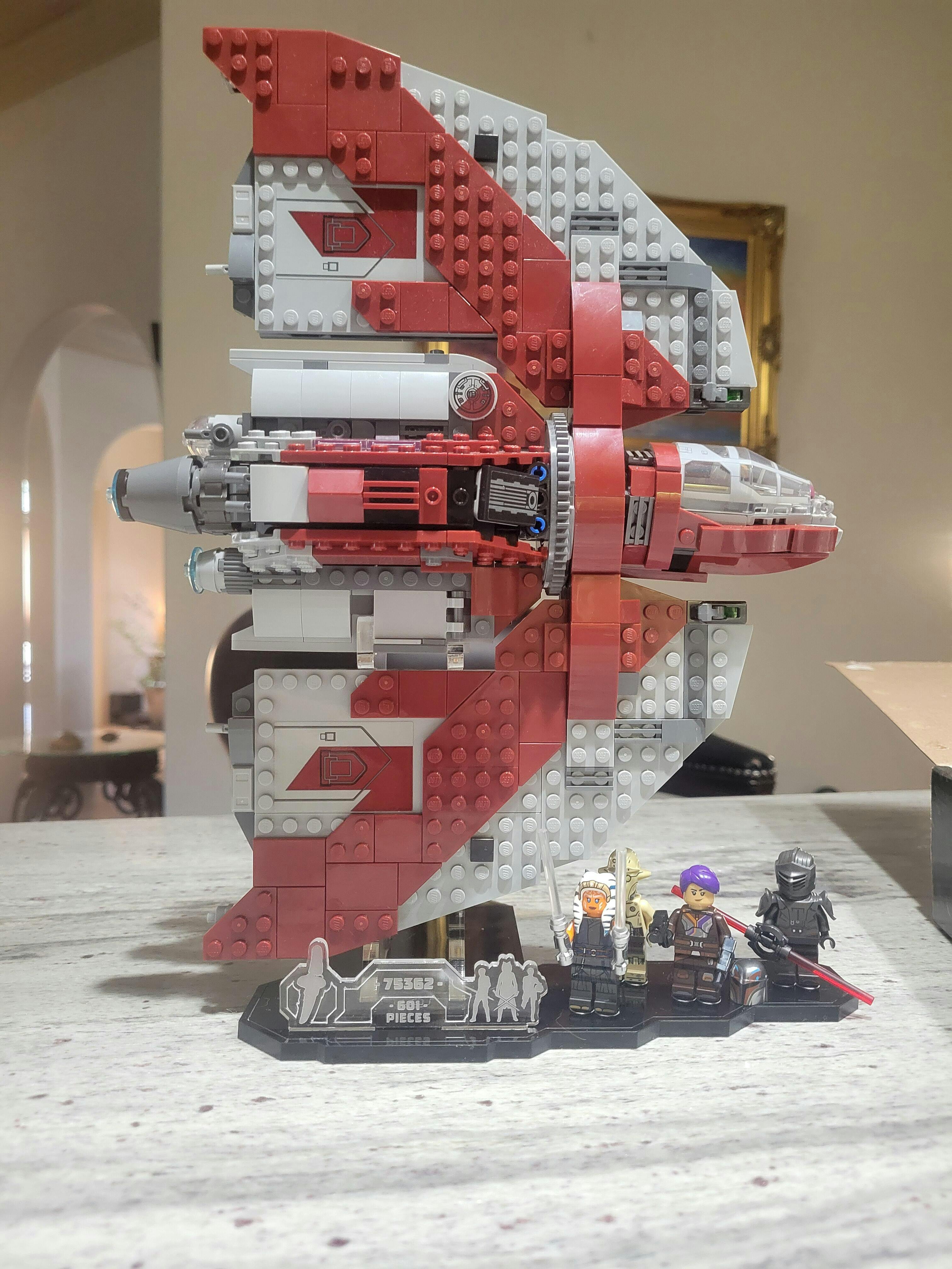 Display Stand for LEGO Star Wars Ahsoka Tano's T-6 Jedi Shuttle