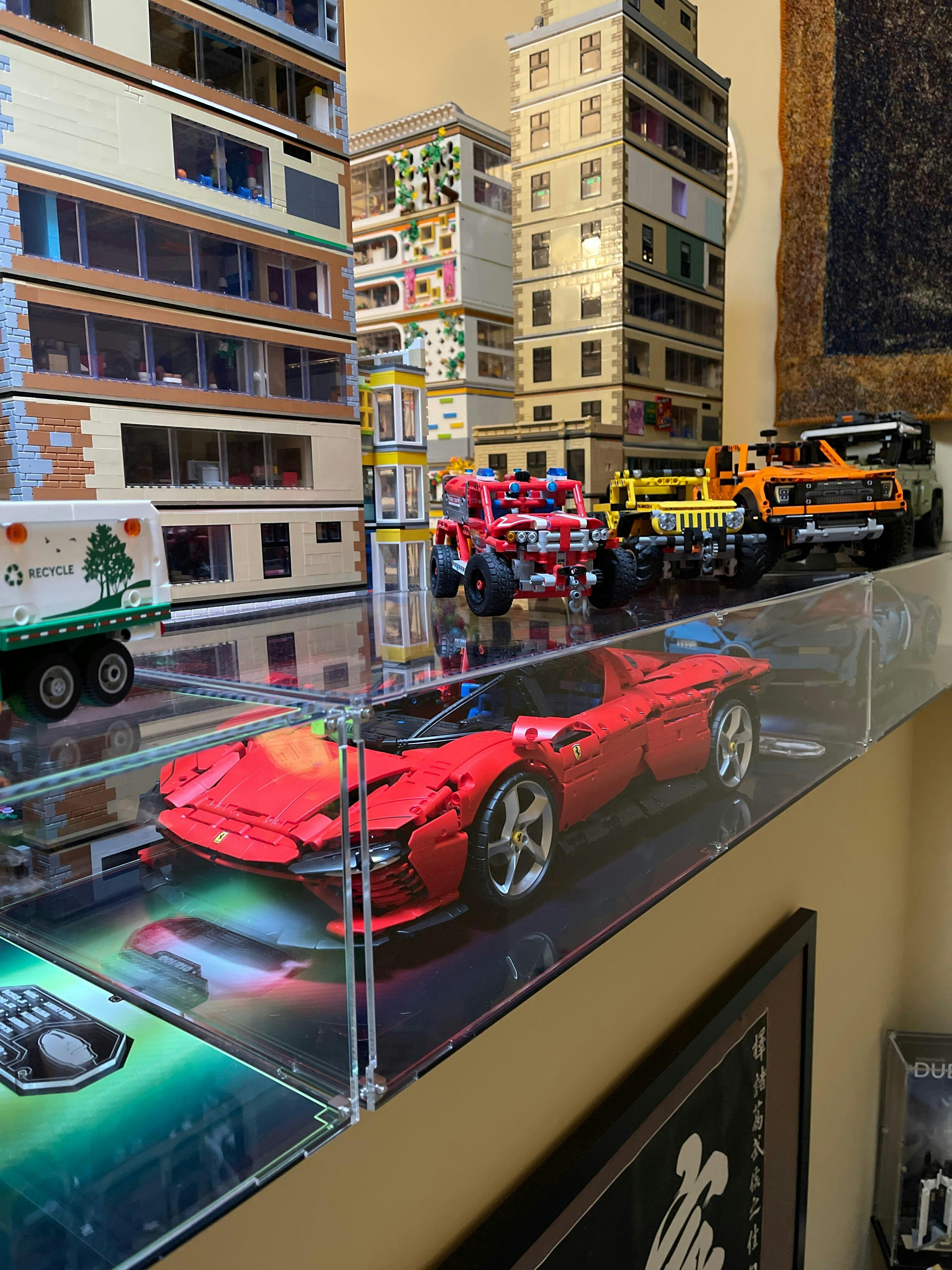 エンテロ3箱 No Brand W966 | W966 Ferrari Daytona SP3 Blue | Pieces Count: 3778