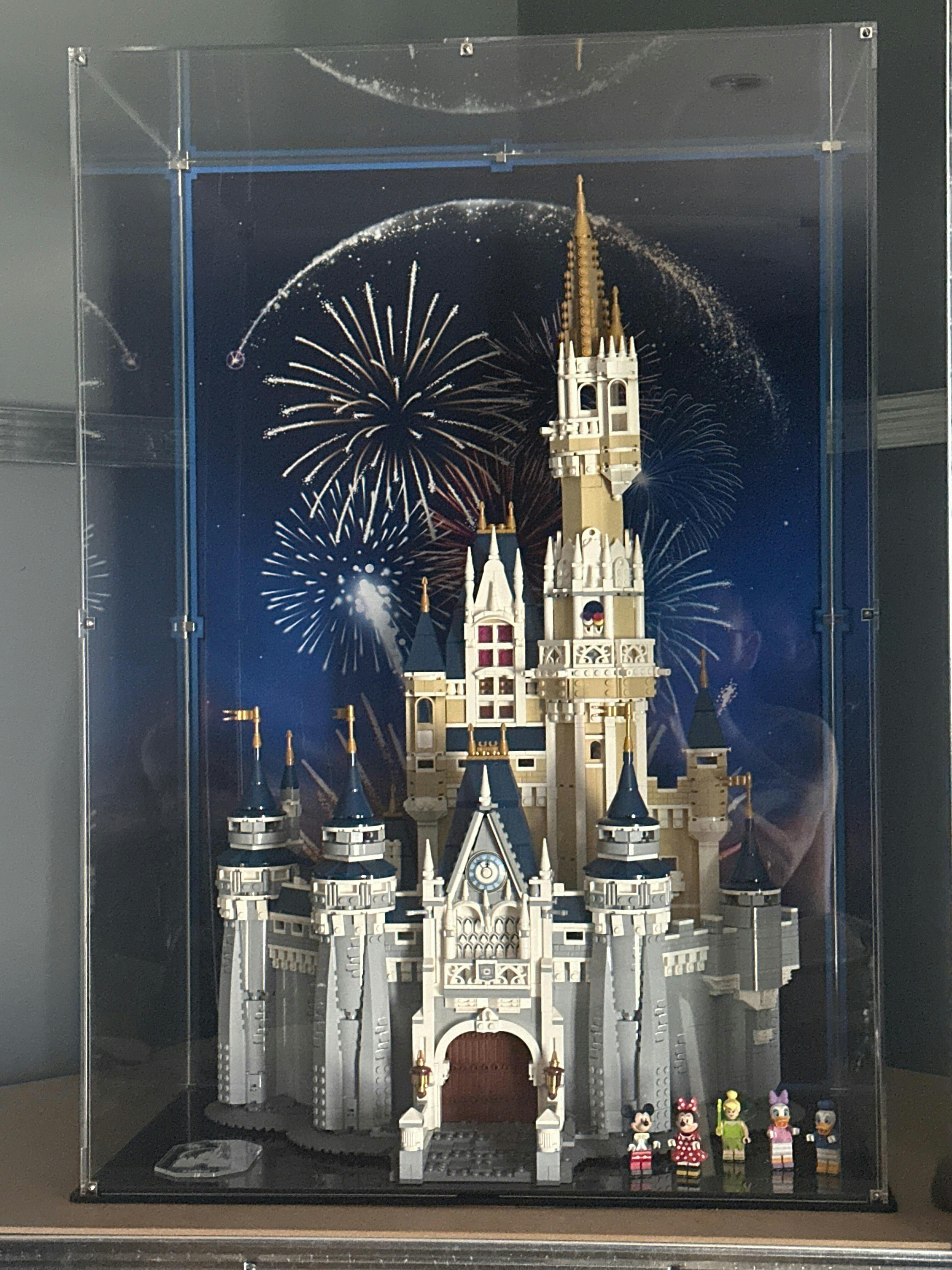 Display Case for LEGO Disney The Disney Castle 71040 — Wicked Brick