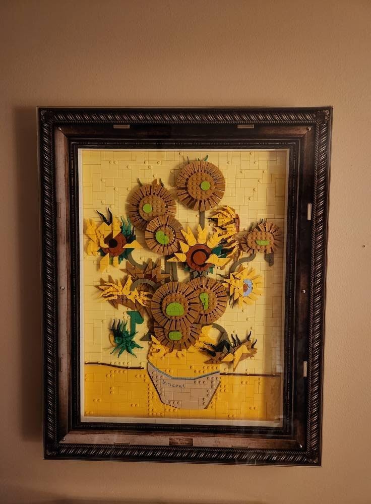 Wall Mounted Display Case for LEGO® Art: Vincent van Gogh