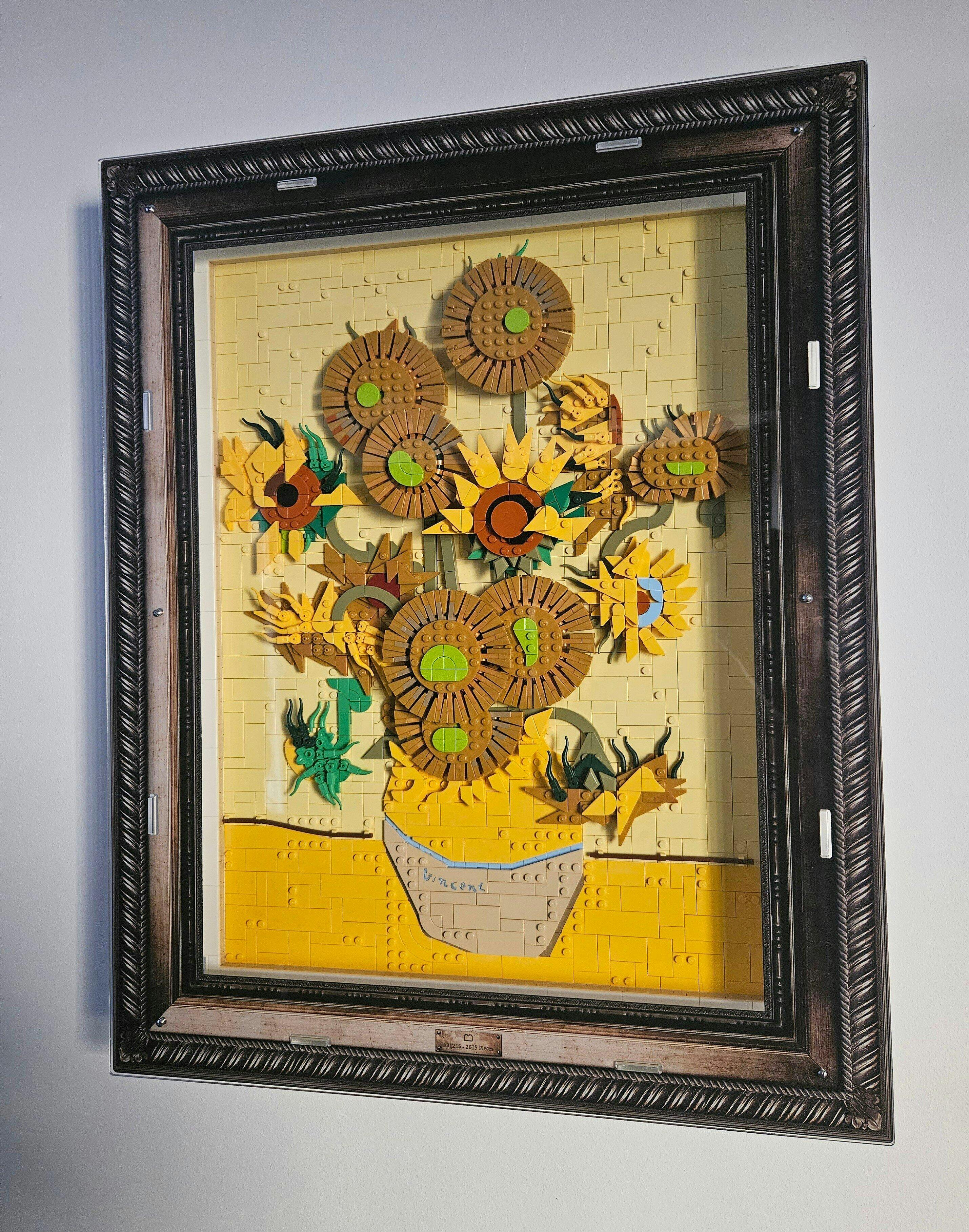 Wall Mounted Display Case for LEGO® Art: Vincent van Gogh