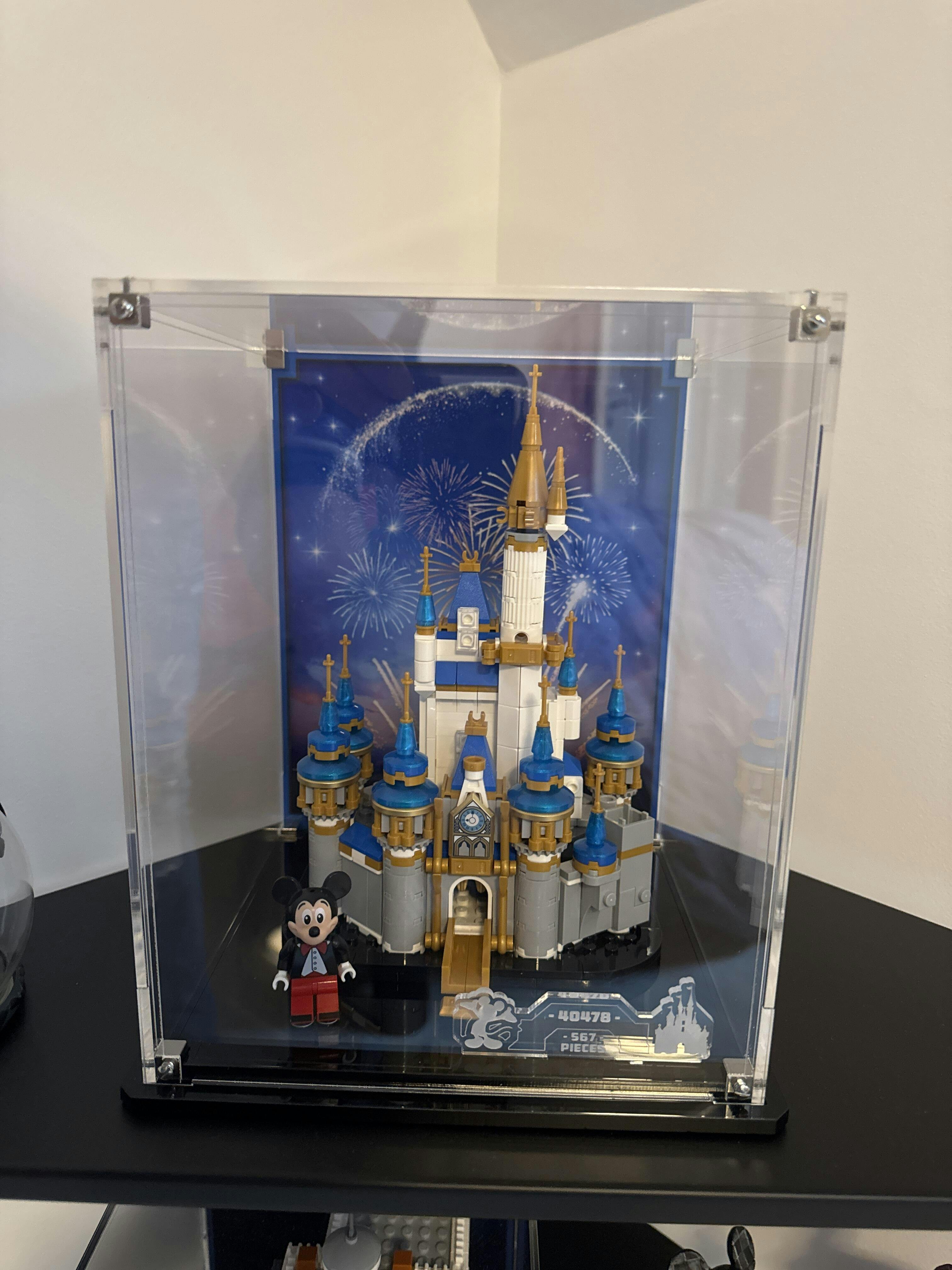 Display Case for LEGO Mini Disney Castle 40478 — Wicked Brick