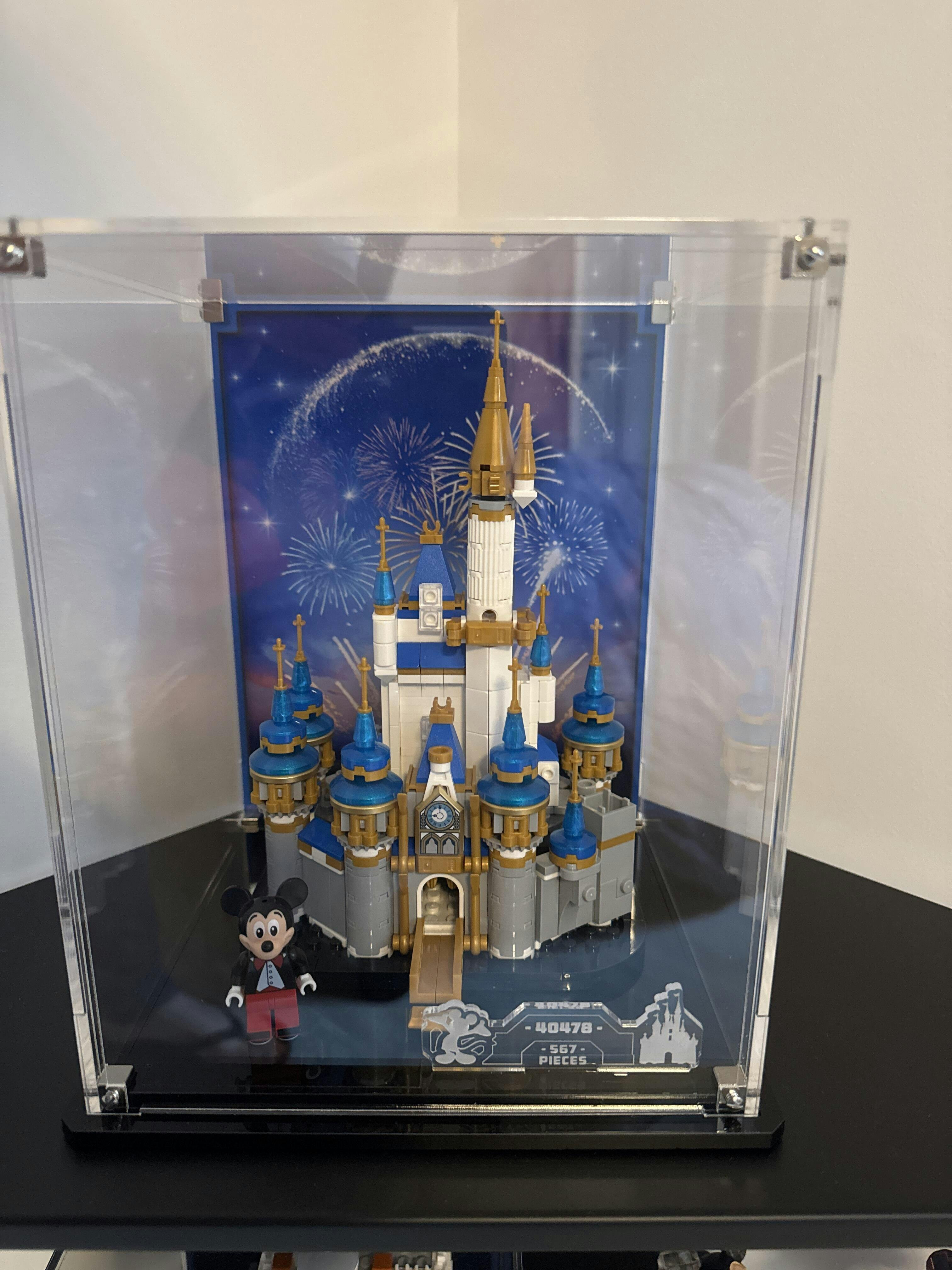 Display Case for LEGO Mini Disney Castle 40478 — Wicked Brick