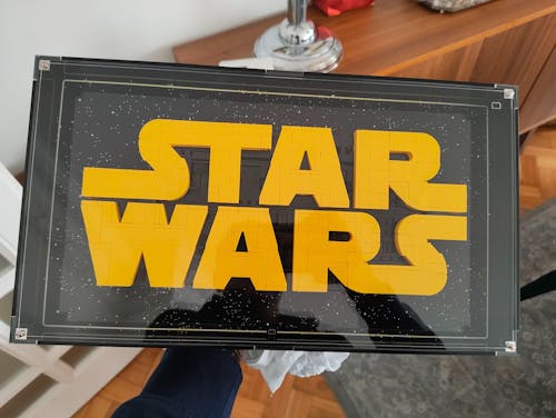 Wall Mounted Display Case for LEGO® Star Wars: Brick-Built Star Wars Logo (75407)